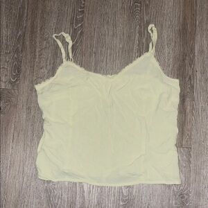 Express Y2K vintage  Light green Camisole Top size 10 tank lace